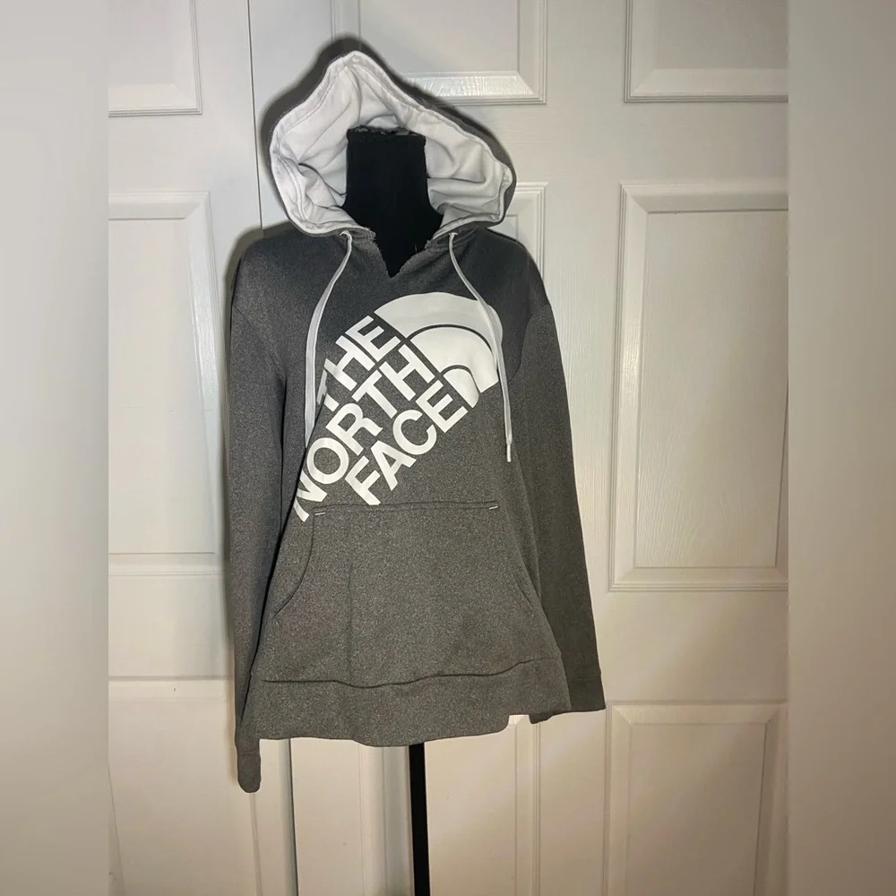 The North Face Men’s Gray Logo Pullover Hoodie Size Men’s Large